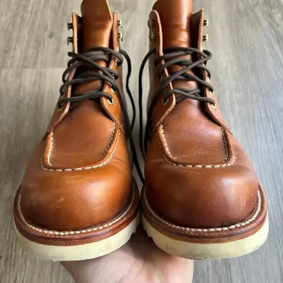Grant Stone Brass Boot in Saddle Tan Men's 8.5E